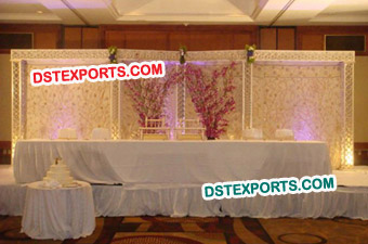 Embrodried Wedding Stage Backdrop