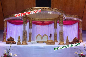 Bollywood Wedding Crystal Mandaps