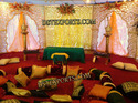 MEHANDI STAGE  CARVED BACKGROUND