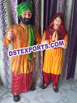 PUNJABI WELCOME STATUES FOR HOTELS