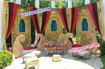 Asian Wedding Backdrop Decoration