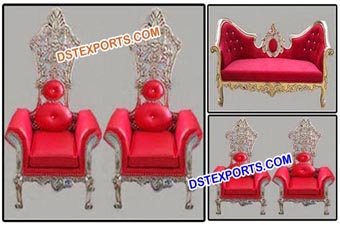 Latest Design High Back Bride Groom Chairs