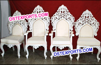Traditional Designer Mandap Chairs Set