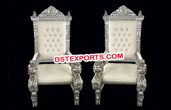 Bride Groom Silver Chairs For Sale