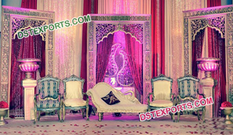 Indian Wedding Event Stage Panel