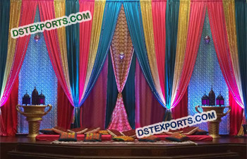 Colorful Sequins Stage Backdrop