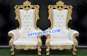 Stylish Wedding Bride Groom Chairs