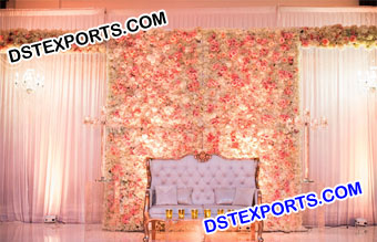 Fashionable Wedding Flower Wall Backdrop