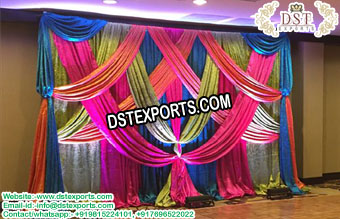 Stunning Criss-Cross Style Backdrop Curtains