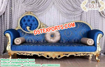 Royal Blue Wedding Couch Sweden