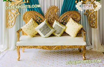 Wedding Paisley Design Golden sofa
