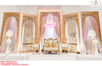 Muslim Wedding Stage Fiber Back-Frame