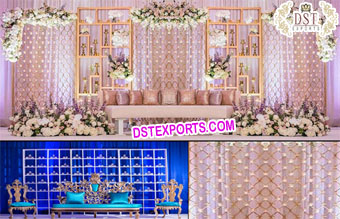 Trendy Reception Stage Candlelight Decor
