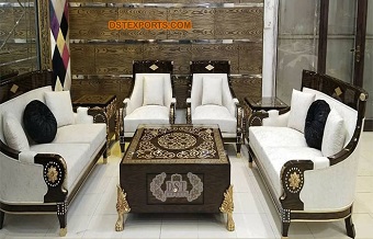 Victorian Style High Gloss Sofa Set