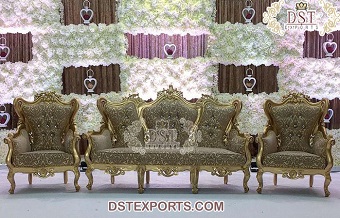 Lavish Bride Groom Sofa Set for Wedding