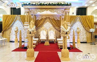 Indian Wedding Palace Style Triveni Mandap