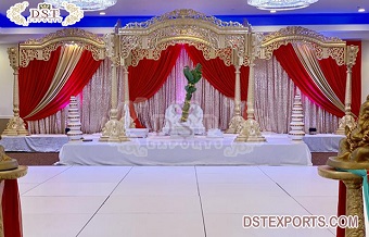 Indian Mayur Style Wedding Mandap Stage