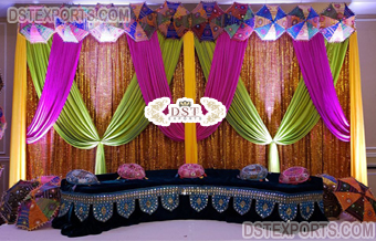 Decorative Bridal Bed For Sangeet Mehndi Night