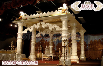 Maharaja Style Devdas Pillars Wedding Mandap
