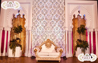 Magnificent Wedding Stage Backdrop Frames