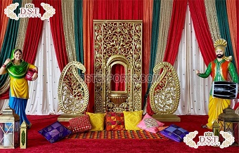 Punjabi Wedding  Decor Fiber Props Manufacturer