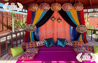 Vibrant Wedding Events Colorful Backdrops Decor
