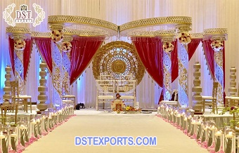 Butterfly Style Indian Wedding Mandap Set