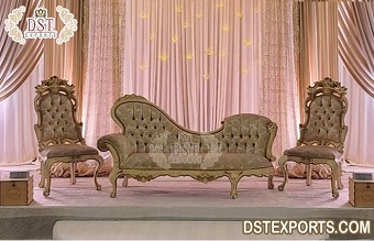 Classic King Queen Reception Stage Sofa Set